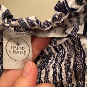 Paper Crane Off the Shoulder